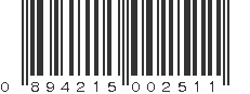 UPC 894215002511