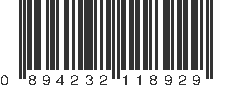 UPC 894232118929