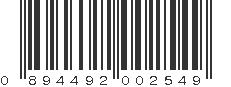 UPC 894492002549