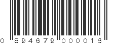 UPC 894679000016