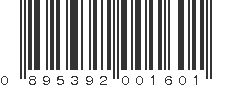 UPC 895392001601