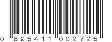 UPC 895411002725