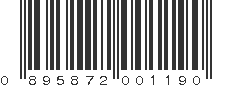 UPC 895872001190