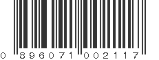 UPC 896071002117