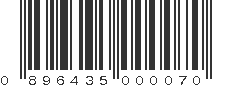 UPC 896435000070