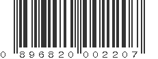 UPC 896820002207