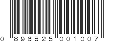 UPC 896825001007