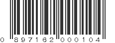 UPC 897162000104