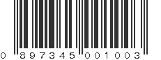 UPC 897345001003