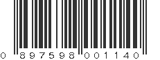 UPC 897598001140