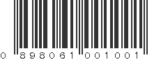 UPC 898061001001