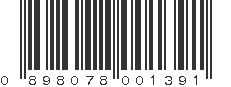 UPC 898078001391