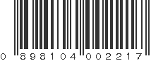 UPC 898104002217