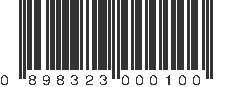 UPC 898323000100