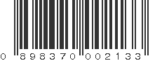 UPC 898370002133