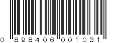 UPC 898406001031