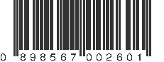 UPC 898567002601