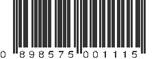 UPC 898575001115