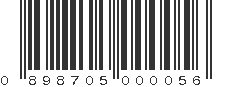 UPC 898705000056