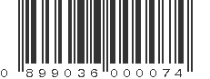 UPC 899036000074