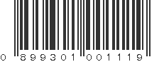 UPC 899301001119