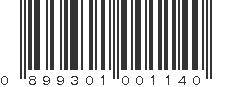 UPC 899301001140