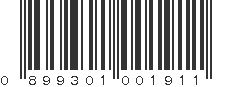 UPC 899301001911