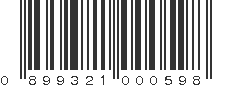 UPC 899321000598