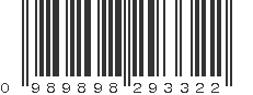 UPC 989898293322