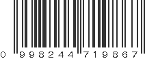 UPC 998244719867