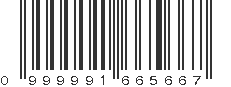UPC 999991665667