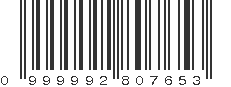 UPC 999992807653