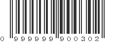 UPC 999999900302