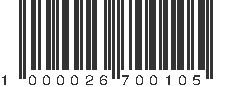 EAN 1000026700105