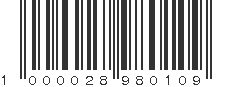 EAN 1000028980109