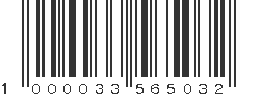 EAN 1000033565032