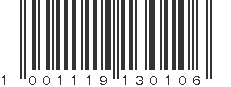 EAN 1001119130106