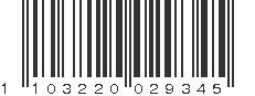 EAN 1103220029345