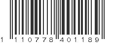 EAN 1110778401189