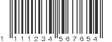 EAN 1111234567654