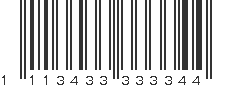 EAN 1113433333344