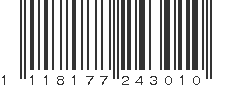 EAN 1118177243010