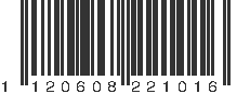 EAN 1120608221016