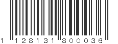 EAN 1128131800036