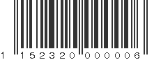 EAN 1152320000006