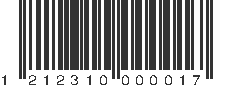 EAN 1212310000017