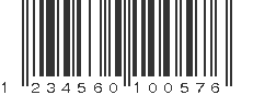 EAN 1234560100576
