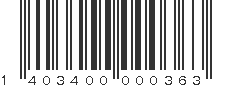 EAN 1403400000363