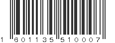 EAN 1601135510007
