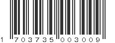 EAN 1703735003009
